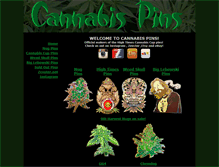 Tablet Screenshot of cannabispins.com